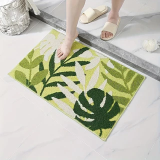 พรม พรมเช็ดเท้า 40x60CM พรมเช็ดเท้าหนา ฐานยางกันลื่น ดูดซับน้ำดี แห้งใน เหมาะสำหรับใช้ในห้องน้ำ