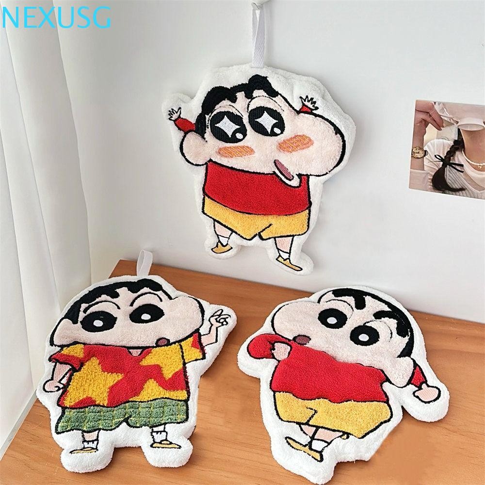 ถัดไป เครยอนชินจังผ้าเช็ดมือไมโครไฟเบอร์น่ารักอะนิเมะผ้าเช็ดจานผ้าขนหนูอาบน้ําการ์ตูนแขวนหนาผ้าเช็ดหน้าเด็กเด็ก
