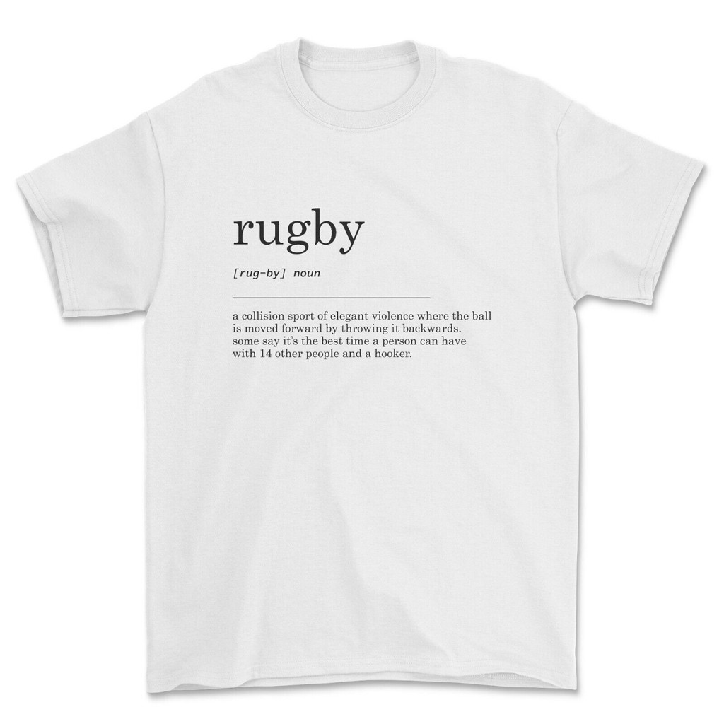 เสื้อยืด Rugby Definition Funny Rugby Sports เสื้อยืด Unisex