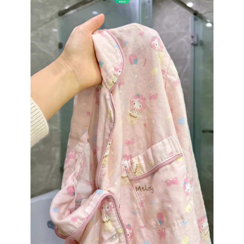 อิน ลมน่ารักมายเมโลดี้ชุดนอนหญิงฤดูใบไม้ผลิและฤดูใบไม้ร่วงใหม่แขนยาวนักเรียนญี่ปุ่น ชุดบ้าน ชุด [ไง]