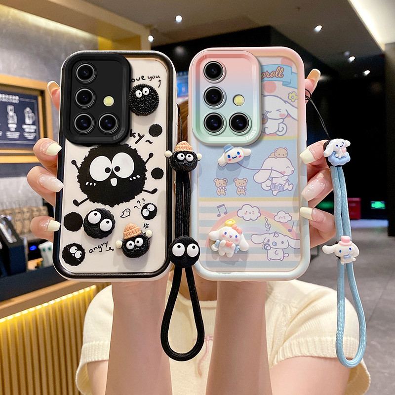 เคส samsung a71 เคสโทรศัพท์ตุ๊กตา 3D น่ารักสําหรับเคส samsung a71