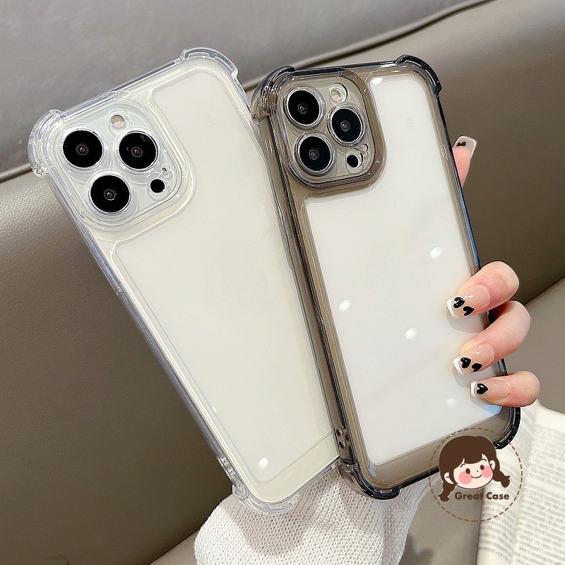 คุณภาพสูงปลอกใสสําหรับ Infinix Hot 50 40 Pro Plus 4G 50i GT 20 Pro Note 40 Pro Zero 40 30 5G สี่มุมเคสโทรศัพท์ Anti-fall กันกระแทกฝาครอบใส