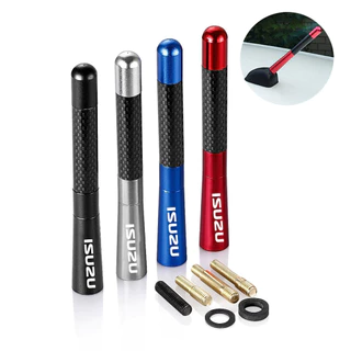 12 ซม.สั้น Stubby Mast คาร์บอนไฟเบอร์เสาอากาศวิทยุ Aerial สําหรับ isuzu dmax mux