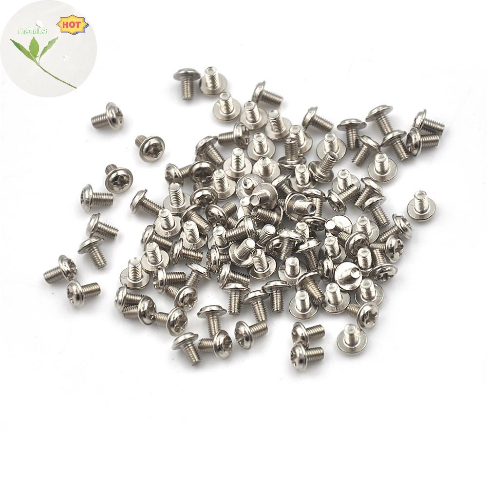 Maud 100 ชิ้นคอมพิวเตอร์ PC Case ฮาร์ดไดรฟ์ Precision PSU 6/32″ สกรูหกเหลี่ยม EN