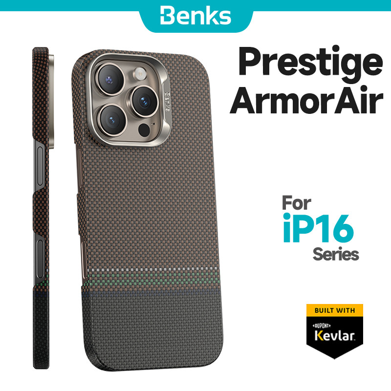 [Benks Official] Benks Magnetic Prestige ArmorAir Case Built with Kevlar Aramid Fiber for IPhone 16 Pro Max เคสโทรศัพท์บางเฉียบสไตล์มินิมอล