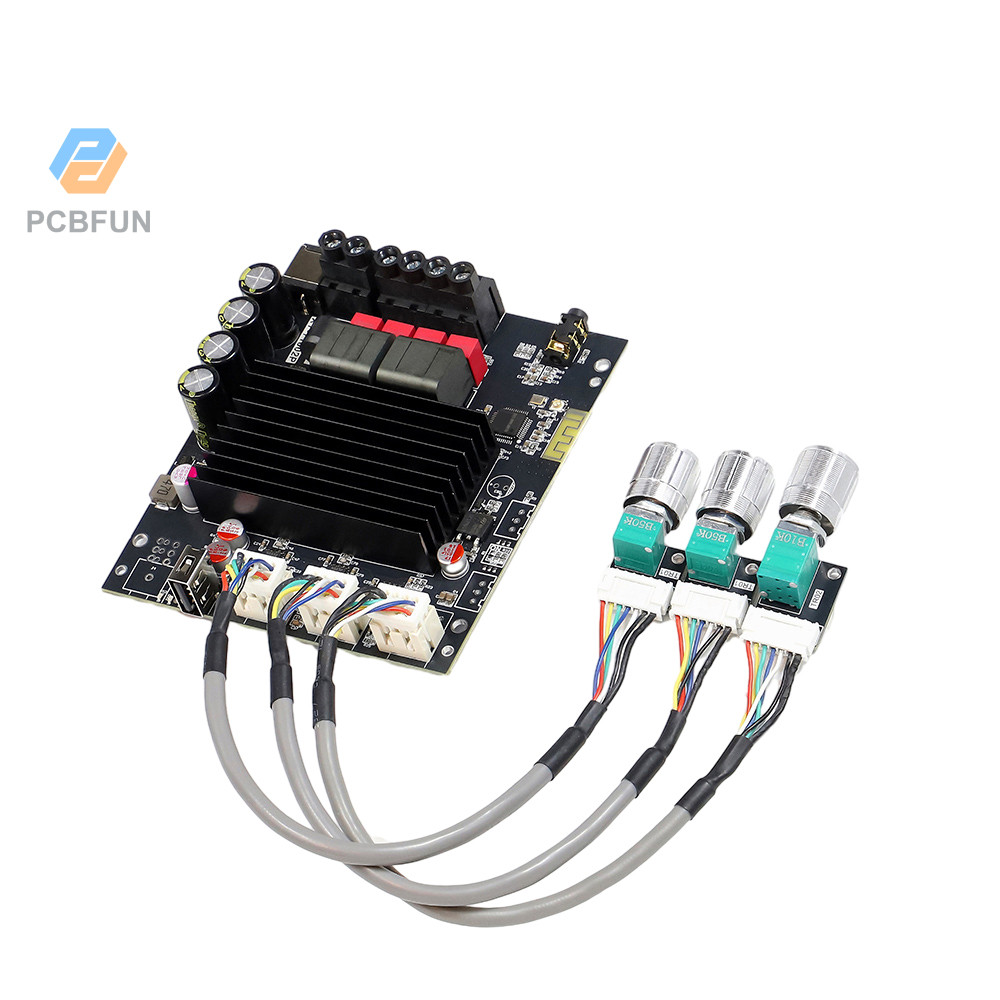 Pcbfun XY-T1002P รุ่นอัพเกรด Dc12-30V Bt บอร์ดขยายเสียงดิจิตอล 100W * 2 สเตอริโอสูงและต่ําความถี่ปรับ Tpa3221 ชิป