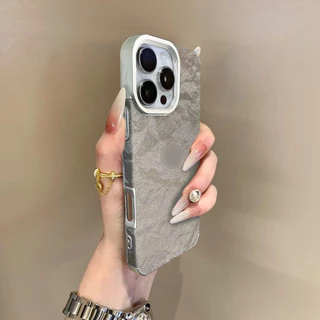 เคสโทรศัพท์พรีเมี่ยมขอบอ่อนชุบพร้อมโลโก้สําหรับ IPhone 11 14 Pro Max 15 12 13 16 Pro Max