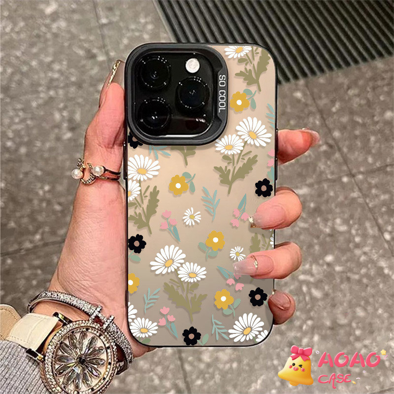 โรแมนติกสปริงแฟชั่นสดดอกไม้เล็ก ๆ นุ่ม ๆ เคสiPhone 13 15 11 16 12 14 Pro Max 7Plus XR 16 8 7 14 15 Plus X XS Max SE 2020