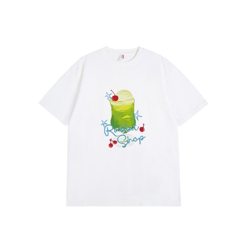 Papaya เสื้อยืด Oversize ลาย "Refreshing Drink" สดใสรับซัมเมอร์ ใส่สบาย แมทช์ง่าย WS1219