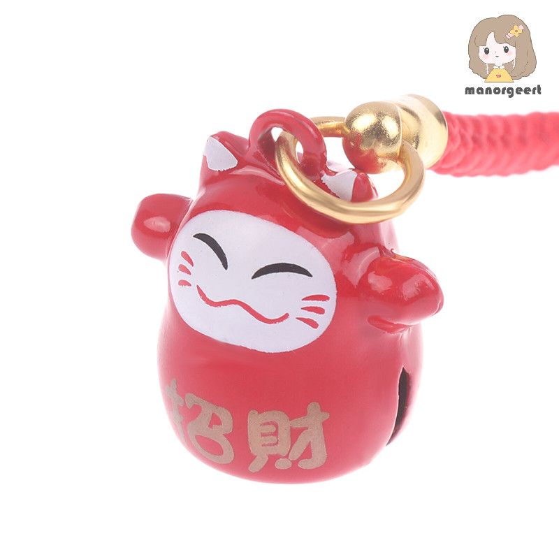 [LO] การ์ตูนการ์ตูนโชคดีญี่ปุ่นโชคดีทองแดงโทรศัพท์มือถือจี้สาวกระเป๋าอุปกรณ์เสริม TH - รูปที่ 7