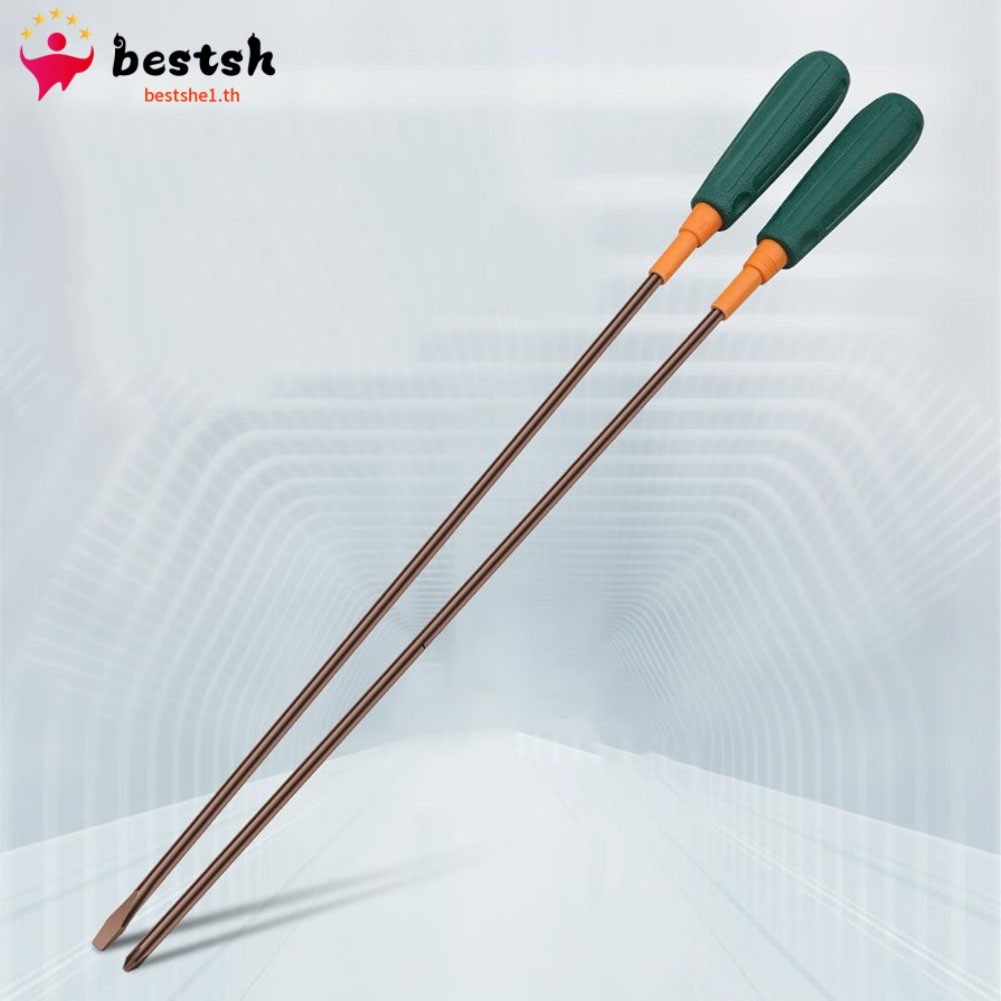 Bestshe Cross Slotted ไขควงแม่เหล็กที่แข็งแกร่งขยายไขควงก้านยาว 5300mm