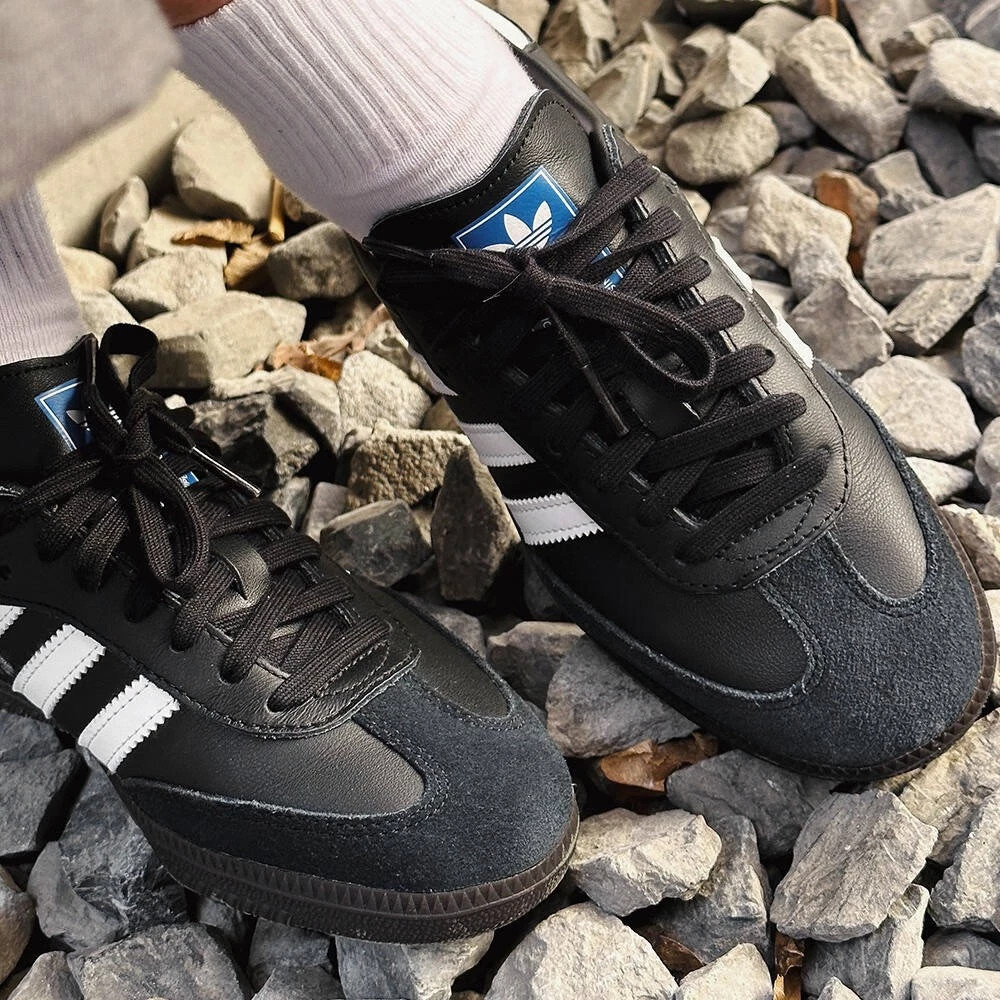 Adidas Clover Samba Joint Retro Moral Training รองเท้าผู้ชายและผู้หญิงคู่รองเท้ารองเท้าผ้าใบฤดูร้อน