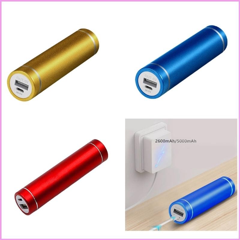 Box Charging Case USB Input Output Powerbank Case  Not Include