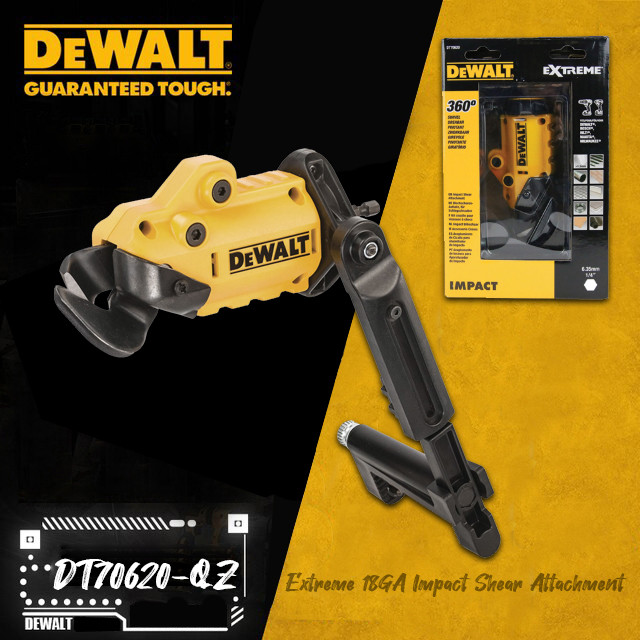 DEWALT รุ่น DT70620-QZ ก้านต่อสำหรับตัดแผ่นสังกะสี