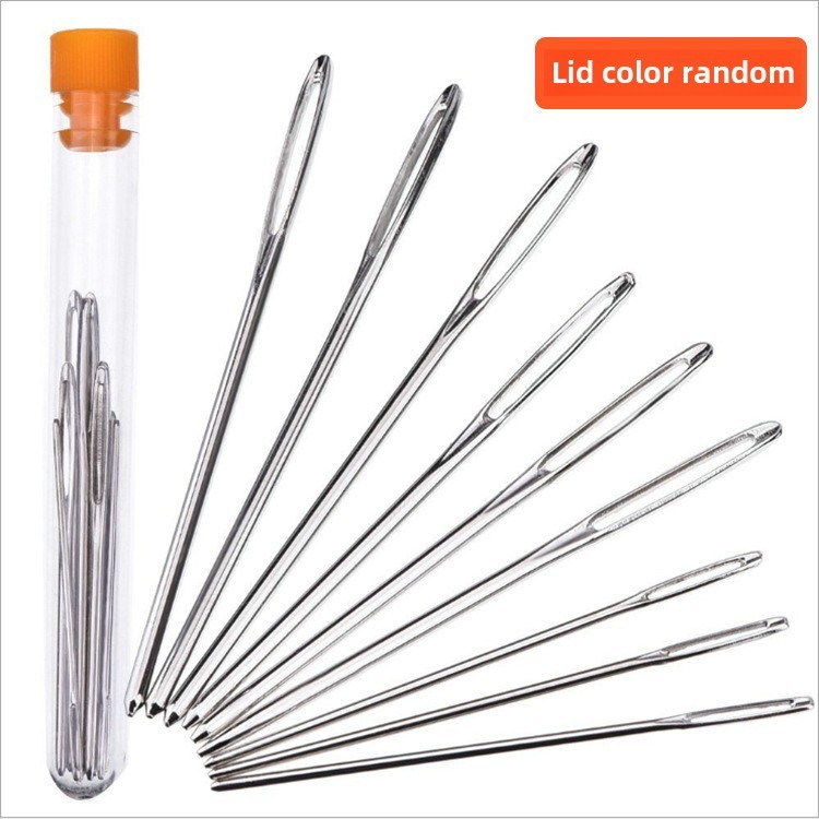 9ชิ้น เข็มถักขนาดใหญ่ หัวทื่อ เข็มถักไหมพรม