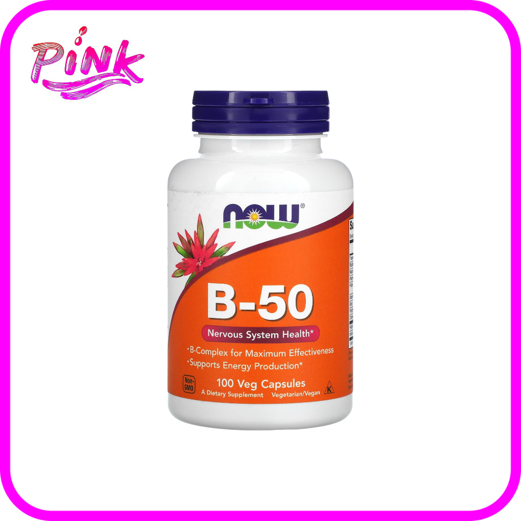 NOW Foods, B-50, 100 Veg Capsules