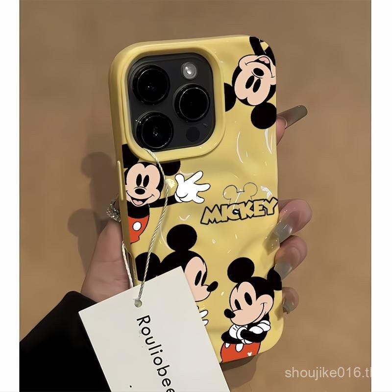 Mickey unicorn lightning stone สําหรับ iPhone 13 16 15 12 11 14 15PRO 12PRO 12PROMAX 15PROMAX 13PROM