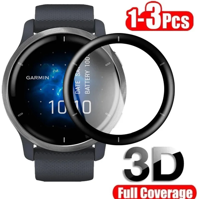 3D หน้าจอโค้ง Protector สําหรับ Garmin Venu 2 2S 3 3S SQ Plus 2-Stripe 2-Dot