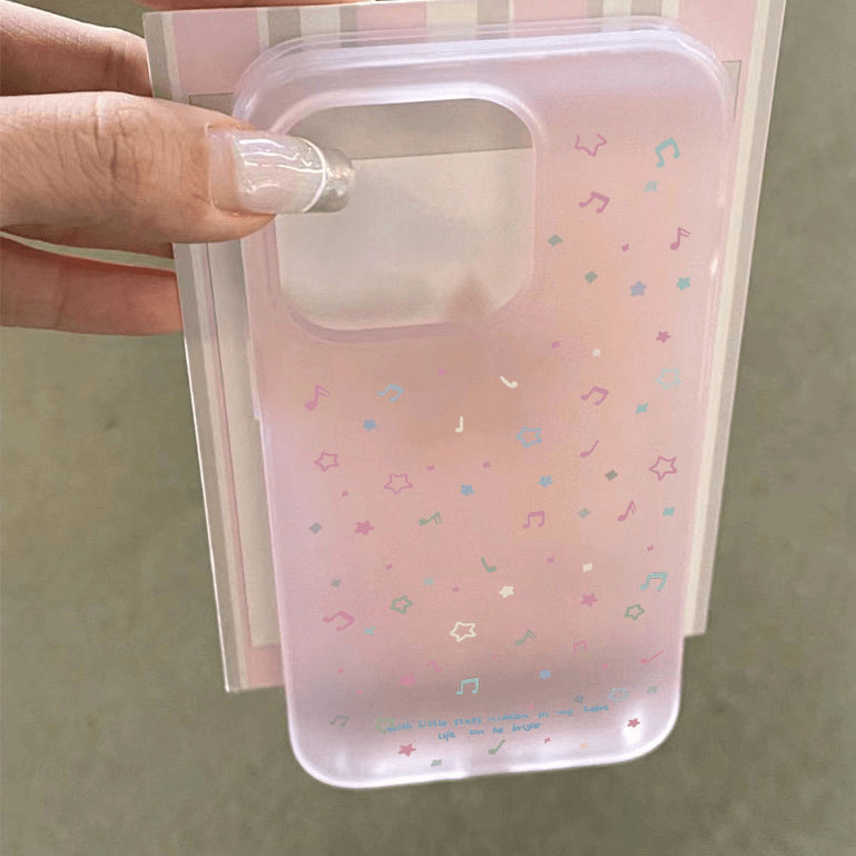 Line Star Note เหมาะสําหรับเคสโทรศัพท์ iPhone16/14promax Apple 13/12/11 Soft Cover xr/xs