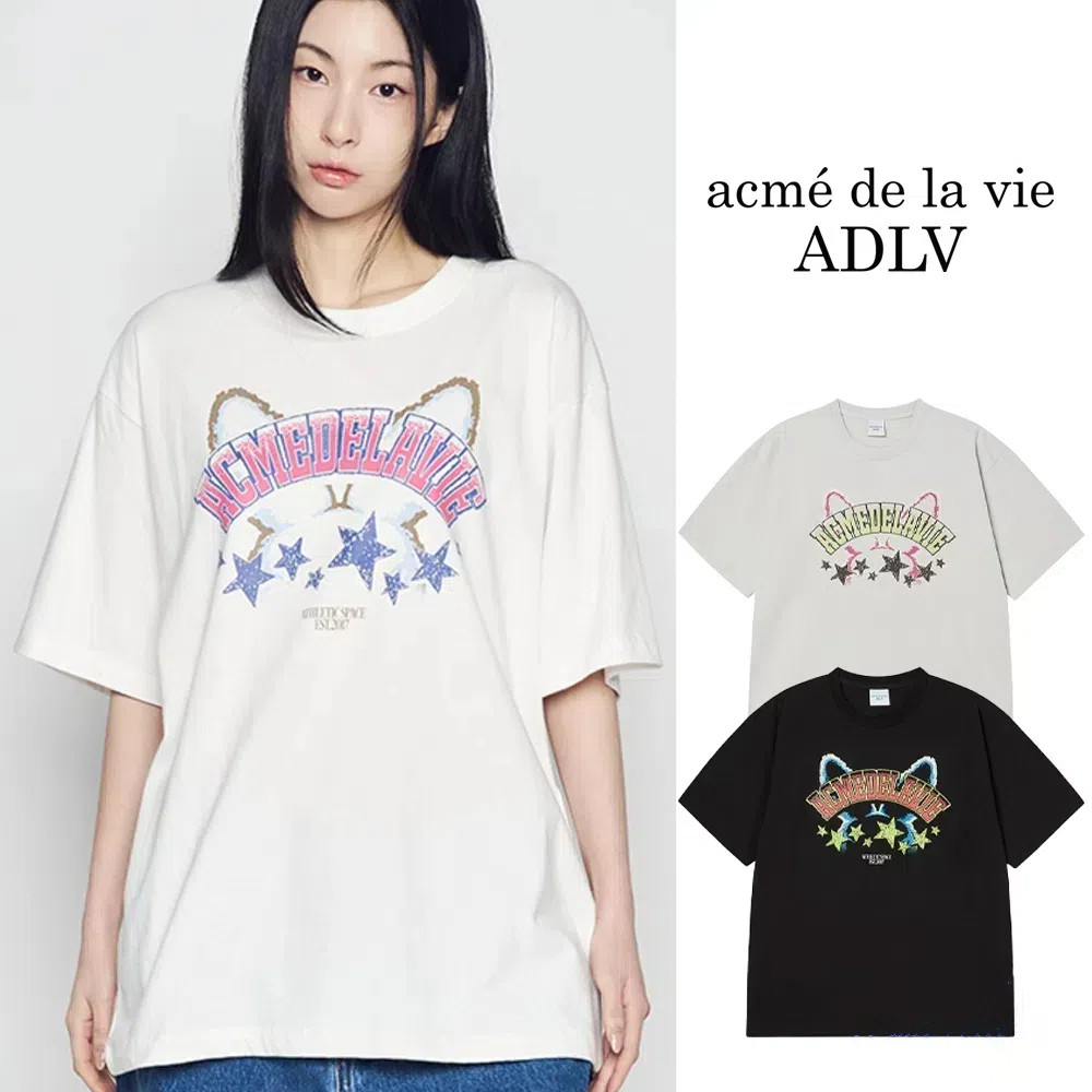 2025 ใหม่ Acme de Ia vie AdIv STAR RABBIT SHORT SLEEVE T-SHIRT