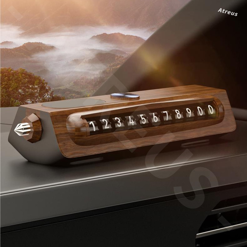 [Atreus] ป้ายหมายเลขโทรศัพท์ ติดรถยนต์ ป้ายทะเบียนมือถือ รถป้ายทะเบียนที่จอดรถชั่วคราว การตกแต่งรถยนต์ อุปกรณ์ตกแต่งรถยนต์ - รูปที่ 5