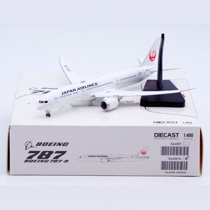พร้อมส่ง เครื่องบิน 1: 400 JC Wings Alloy Airliner Model Japan Airlines B787-9 JA862J Wing