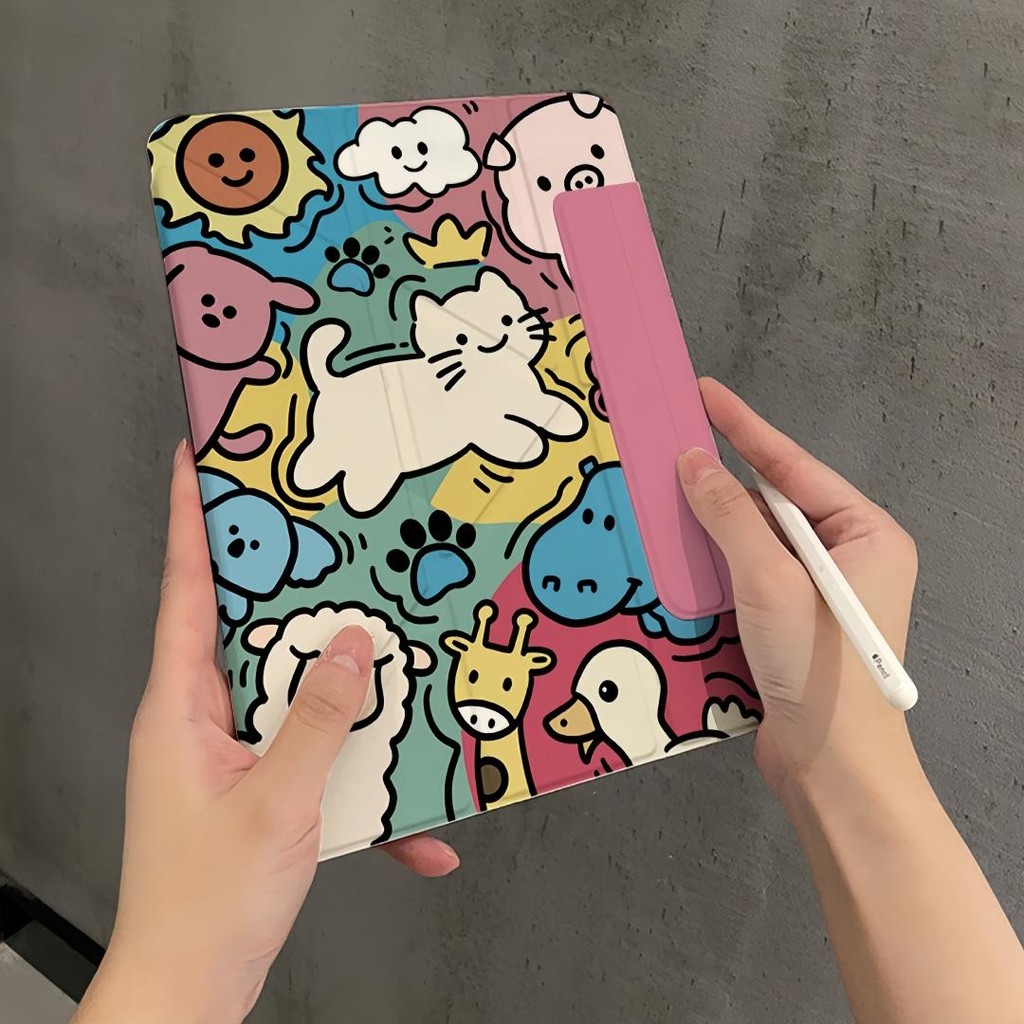 (พร้อมส่ง)รูปตัว Y เคสไอแพด For gen10/11A16 gen7/8/9//Air4/5/6 Air3 10.5 Pro 11 เคส ipad ใส่ปากกาได้ 🌟กล่องของขวัญ🌟