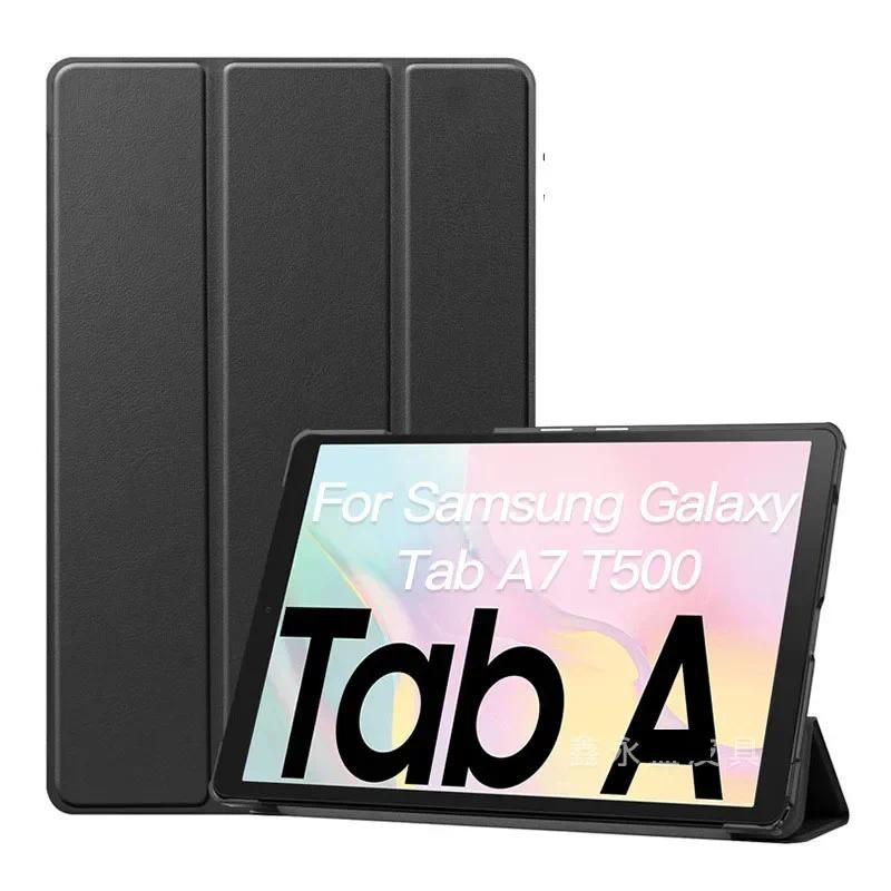 สําหรับ Samsung Galaxy Tab A7 10.4 นิ้ว SM-T500 T505 A8 X205 10.5 S6 Lite A7 Lite 8.7 A9 Tri-fold PU หนัง Auto Sleep Wake