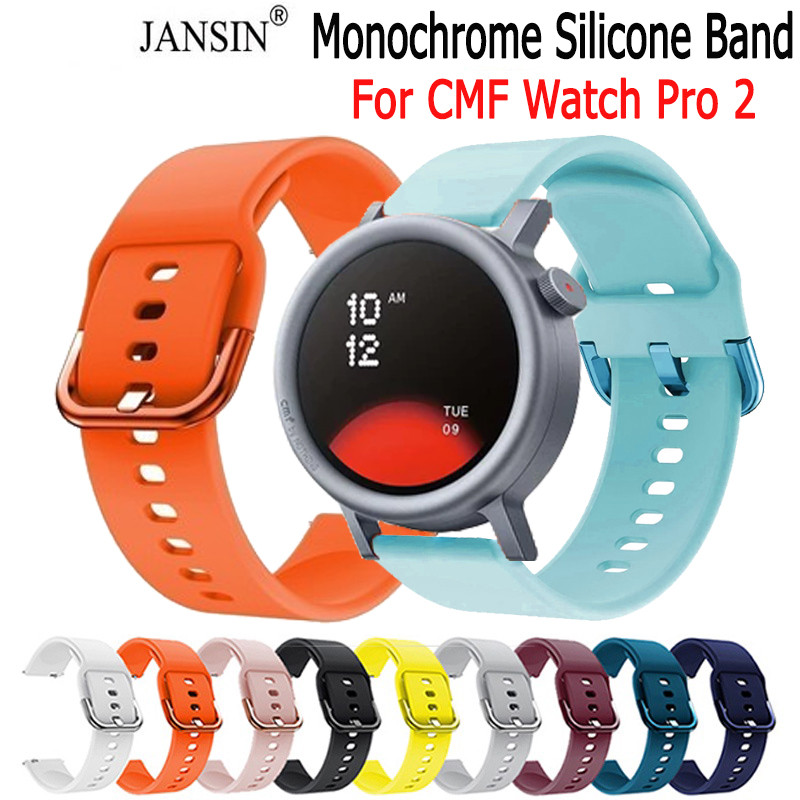 สายซิลิโคนสําหรับ CMF Watch Pro 2 สายคล้องคอสําหรับ cmf watch pro2 สมาร์ทวอท์ช