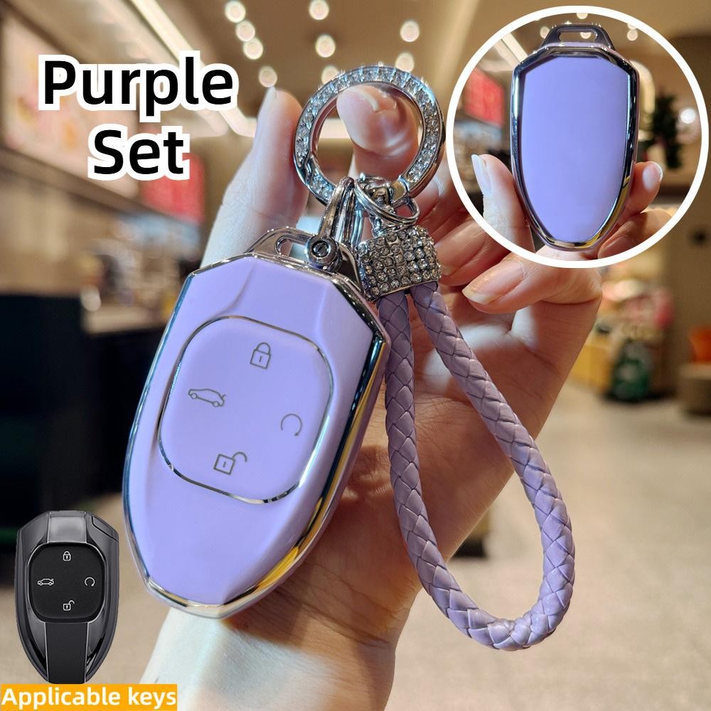 4 ปุ่ม TPU ฝาครอบกุญแจรถ, Fit สําหรับ Trumpchi GAC 2021 Empow J11 J12 J13 J14 J15 J16 GS8 GS3 2023 ร