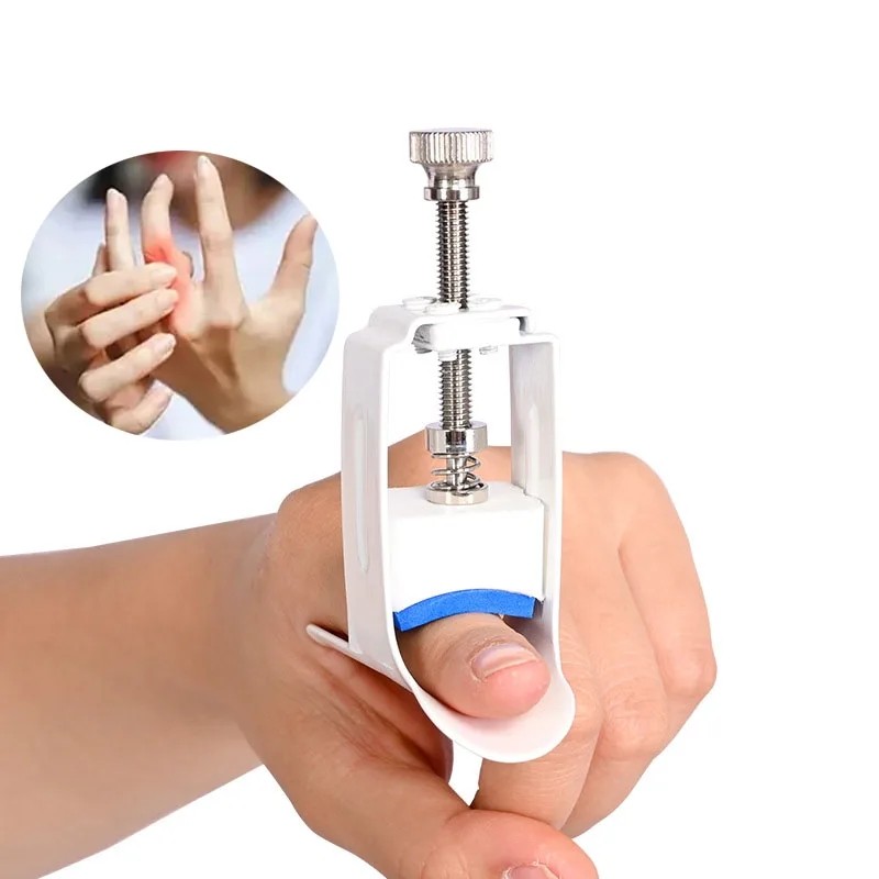 1pcs Finger Straightener Splint Finger Joint Extension Brace Corrector Finger Joint Pressing อุปกรณ์