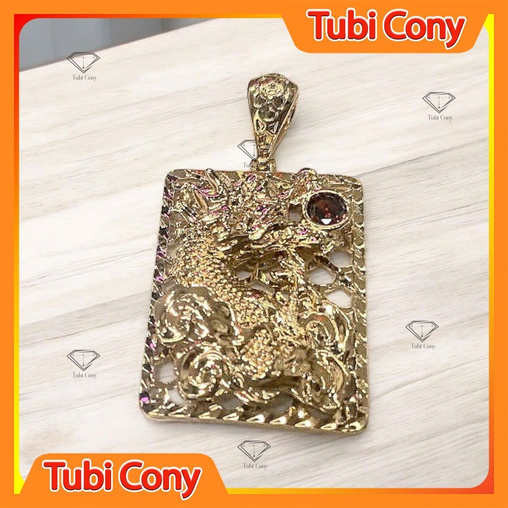 จี้มังกรผู้ชายสีแดง M1641 - 125 UA Tubi Cony