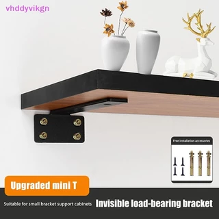 Vhdd 1 ชุด Heavy Duty ชั้นวางเหล็กหล่อ s ชั้นวางลอย s 4 มม.หนาที่มองไม่เห็น L s สําหรับชั้นวางสนับสนุน TH