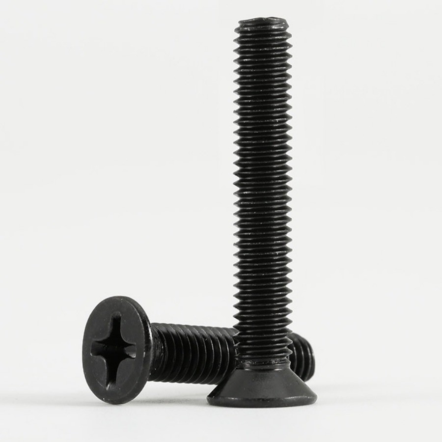 น็อต สกรู หัวเตเปอร์ แฉก F+ สีดํา สแตนเลส 304 เกลียวมิล หยาบ/Flat Head Phillip Machine Screw M2/M2.5/M3/M4/M5/M6 * L3-50mm (WDY-YL-TH-w) ราคา ถูกที่สุด ดีลบีเคเค แกลเลอรีภาพที่ 3