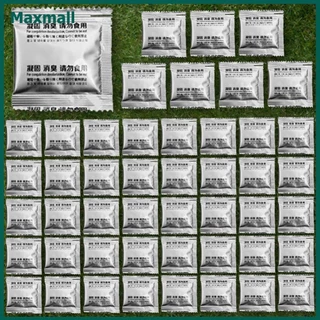 Maxmall 48 ชิ้น Poo Gel Rapid Poo ปัสสาวะผง Camping เจลห้องน้ําสําหรับฉุกเฉินกลางแจ้ง #F