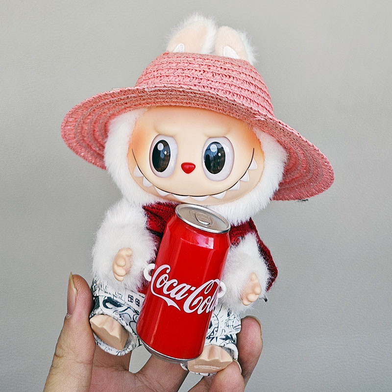 Labubu Coca-Cola Series|หมวกสาน|สําหรับ Labubu Coca-Cola/Labubu Macaron