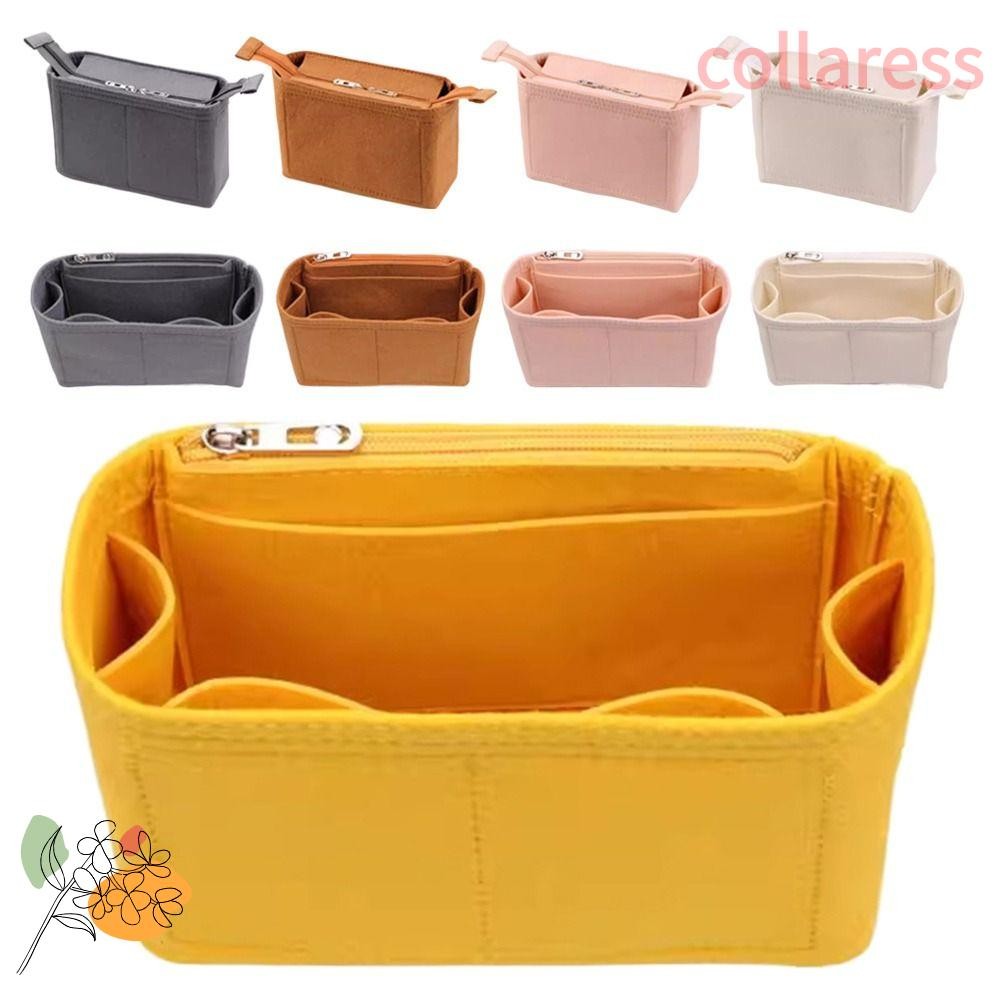 Collaress Handbag Insert Bag, Bag Support Storage Organization Purse Liner, Portable Multicolor Felt Bag Organiser