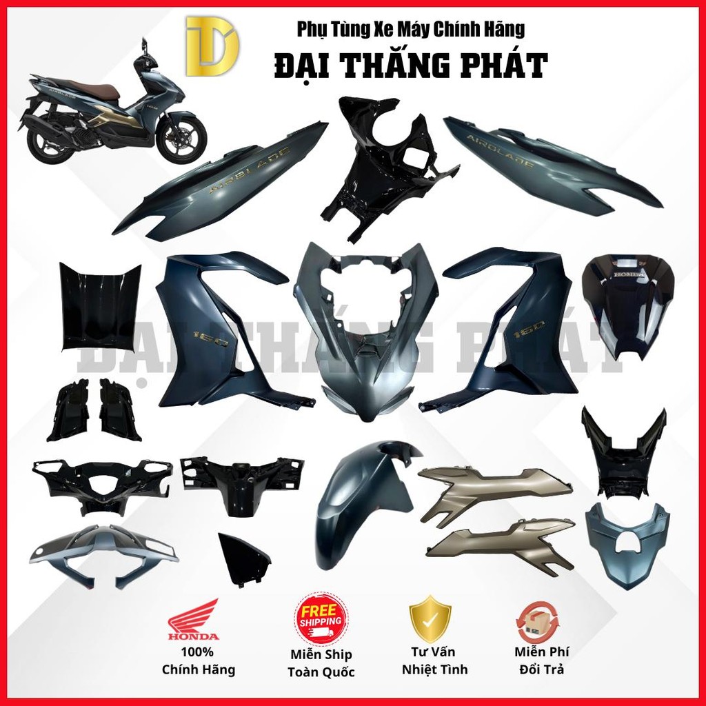 Air Blade 160cc K2Z/K3A (4Val) แฟริ่ง 2025 น้ําเงิน ดํา เหลือง - NHC34 - ของแท้ Honda Special editio