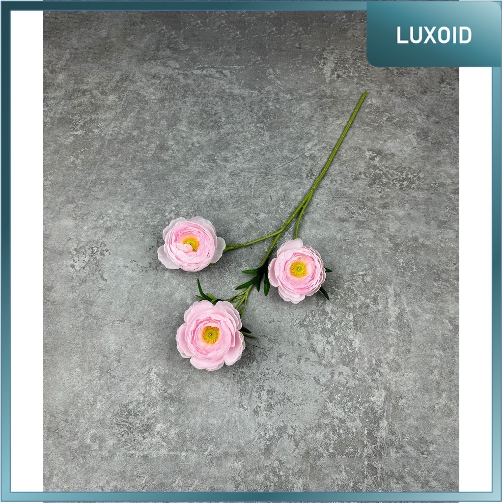 LUXOID - C79 YANG (x3) ดอกไม้ดอกโบตั๋น ผ้าไหม ผ้า 65CM ARTIFICIAL FLOWERS DECORTATION ROOM HOME OFFI