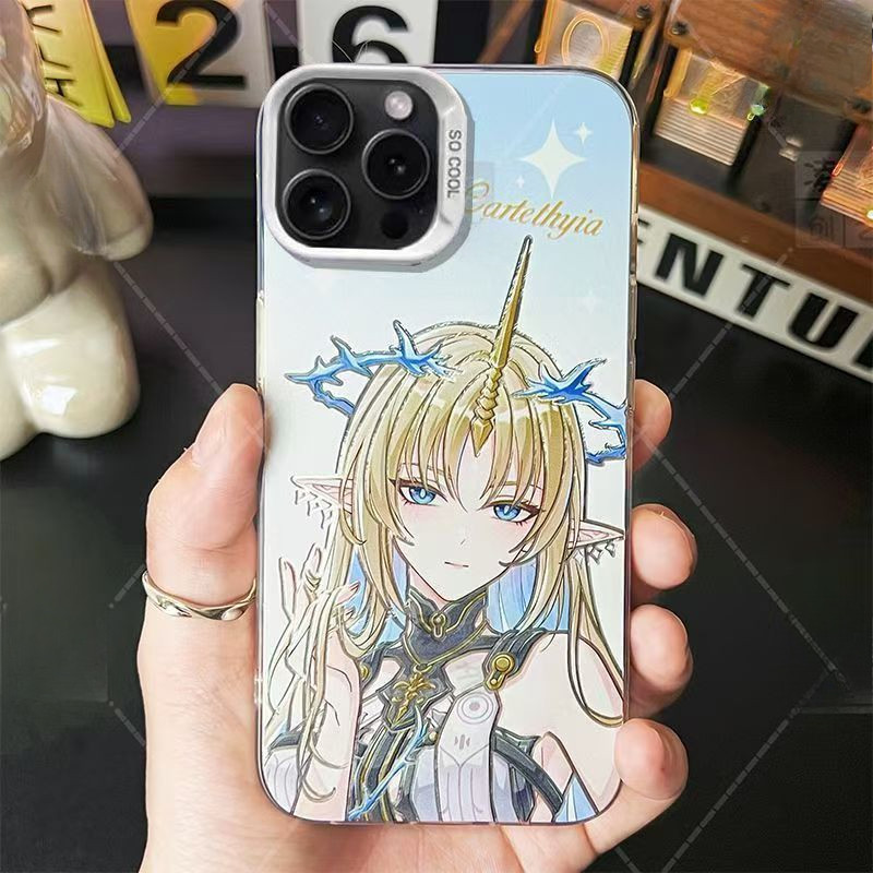 เคส Wuthering Waves เคสโทรศัพท์ Carttehyia | กันลื่น IMD แบบ Dual-Art | สําหรับ Redmi Xiaomi