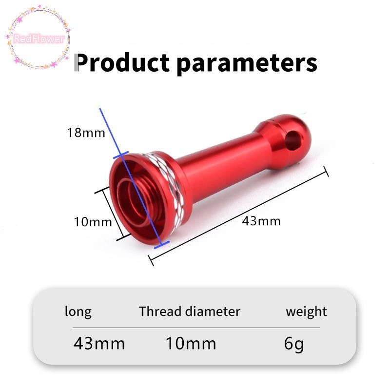 RedFlower KINGREEL DIY รอกตกปลา Anti-Collision โลหะเต็มรูปแบบ Balance Rod ล้อ Anti-Bump Rod Crank Fishing Tackle อุปกรณ์ TH - รูปที่ 3