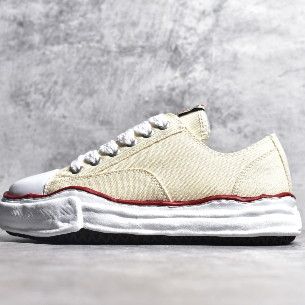 MMY/Maison MIHARA YASUHIRO Wayne Sole Leather Low Sneaker Shell Front Version Deformation ละลายไอศกร