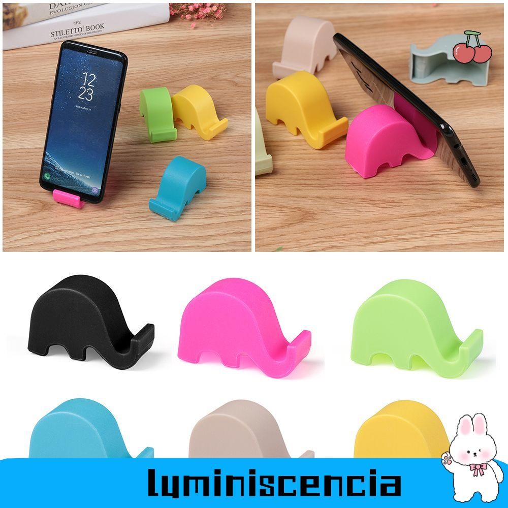 LUMINESCIA Phone Holder Cute Portable Watching TV Mini Elephant