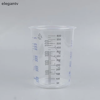 EGN Professional สีผสมถ้วย 6100ml 10/50pcs พลาสติก Calibration หม้อสําหรับ Auto Body Shop และ House Renovation N