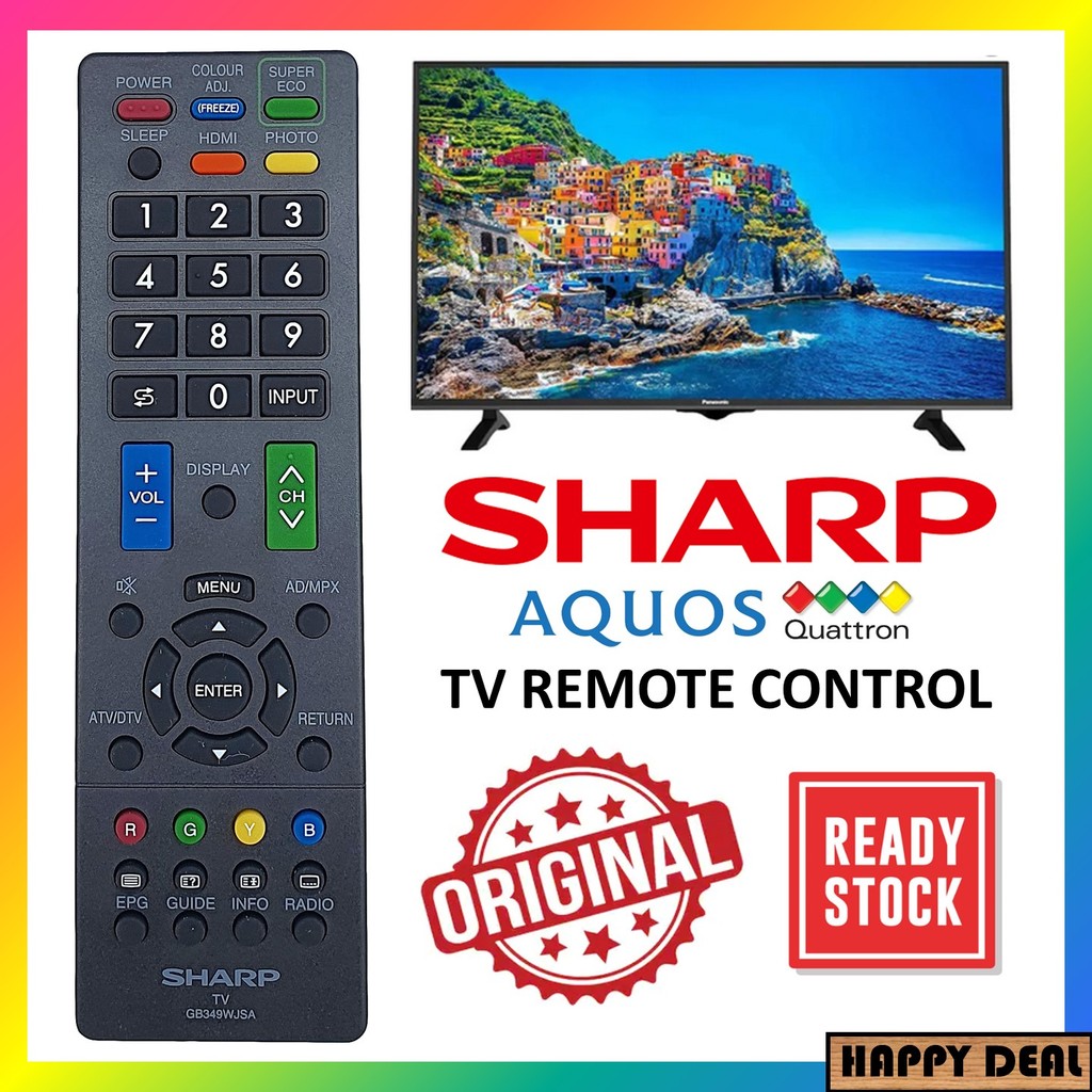 [ORIGINAL] SHARP AQUOS รีโมททีวี (GB349WJSA)