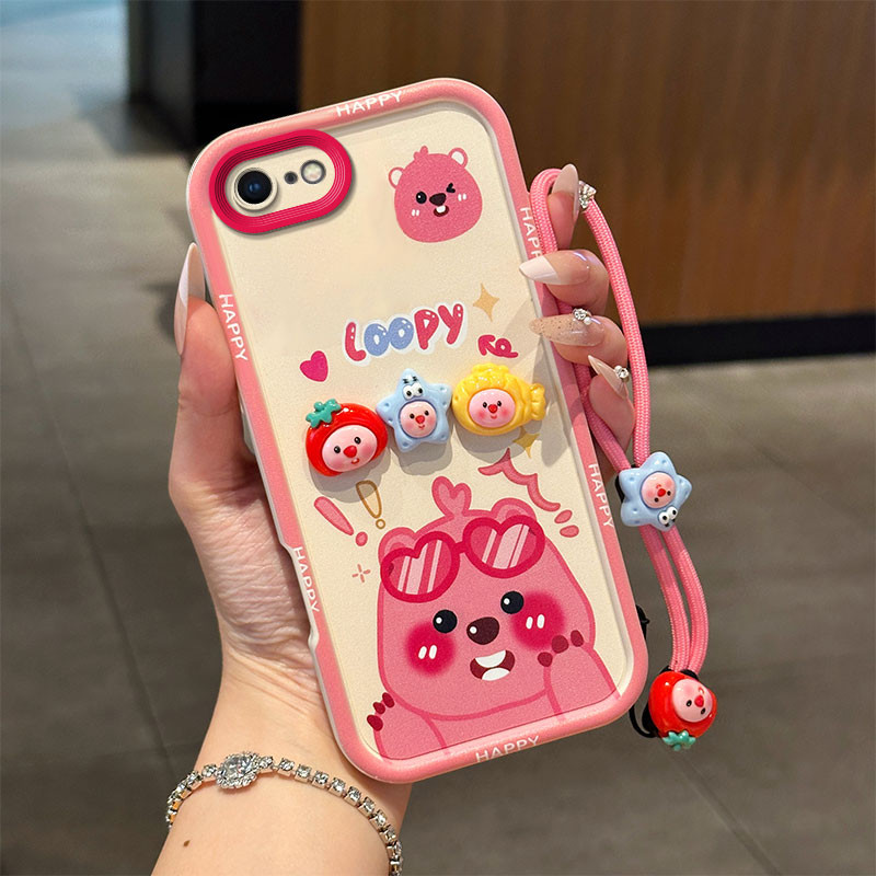 เคส iPhone 6 6S 7 8 6PLUS 6SPLUS 7PLUS 8PLUS การ์ตูน 3D ตุ๊กตาซิลิโคนอ่อนนุ่มเคสโทรศัพท์ - รูปที่ 5