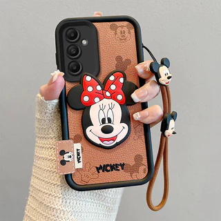 เคส SAMSUNG A56 A36 A16 หนังน่ารักอะนิเมะซิลิโคนนุ่มกรณีโทรศัพท์