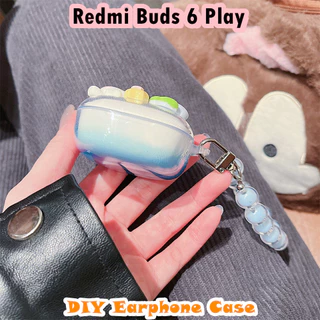 READY STOCK!นําไปใช้กับ Redmi Buds 6 Play เคส Case เคสหูฟัง DIY การ์ตูนสร้างสรรค์ ซิลิโคนนุ่ม เคส เคสหูฟัง