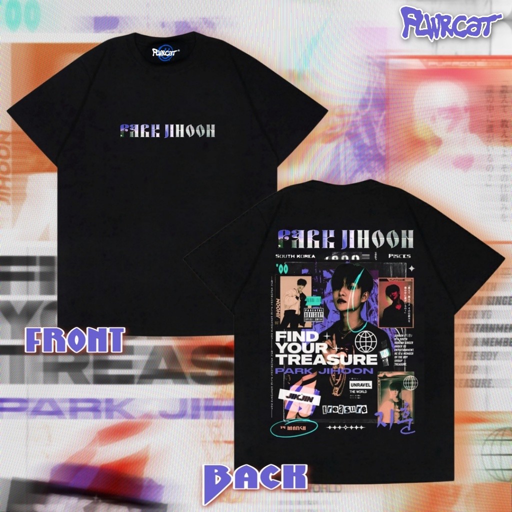 TREASURE / PARK JIHOON TEE / FLWRCAT V2.0