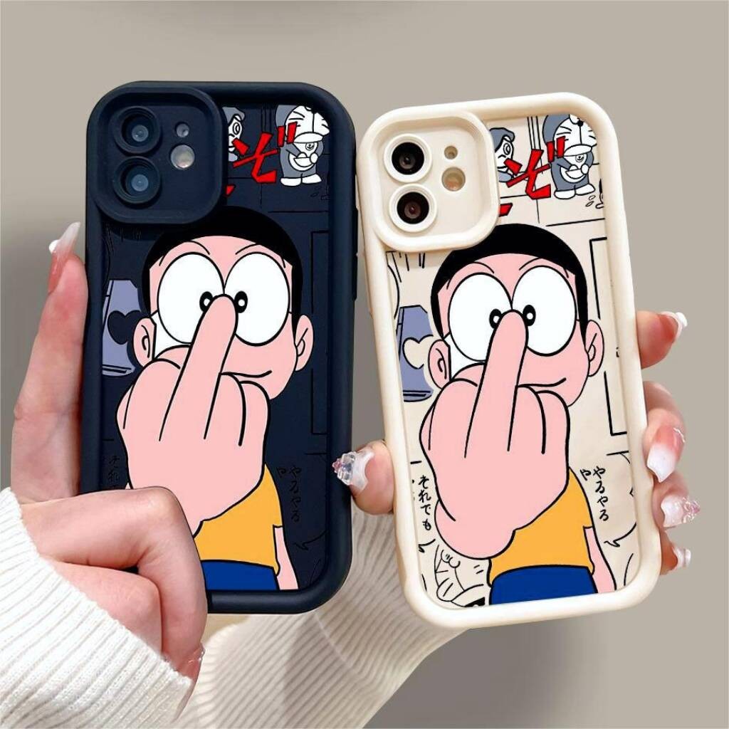 SAMSUNG ซิลิโคนนุ่มเคสโทรศัพท์สําหรับsamsung S25 S24 S23 S22 S21 Plus Ultra S24 FE S21 FE S23 FE Doraemonอะนิเมะฝาครอบ